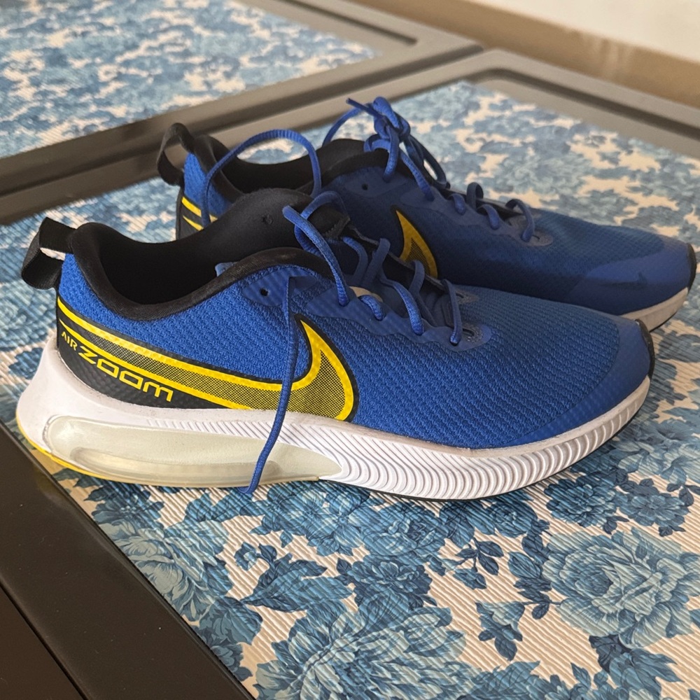 Nike Air Zoom Blue with Yellow Accents